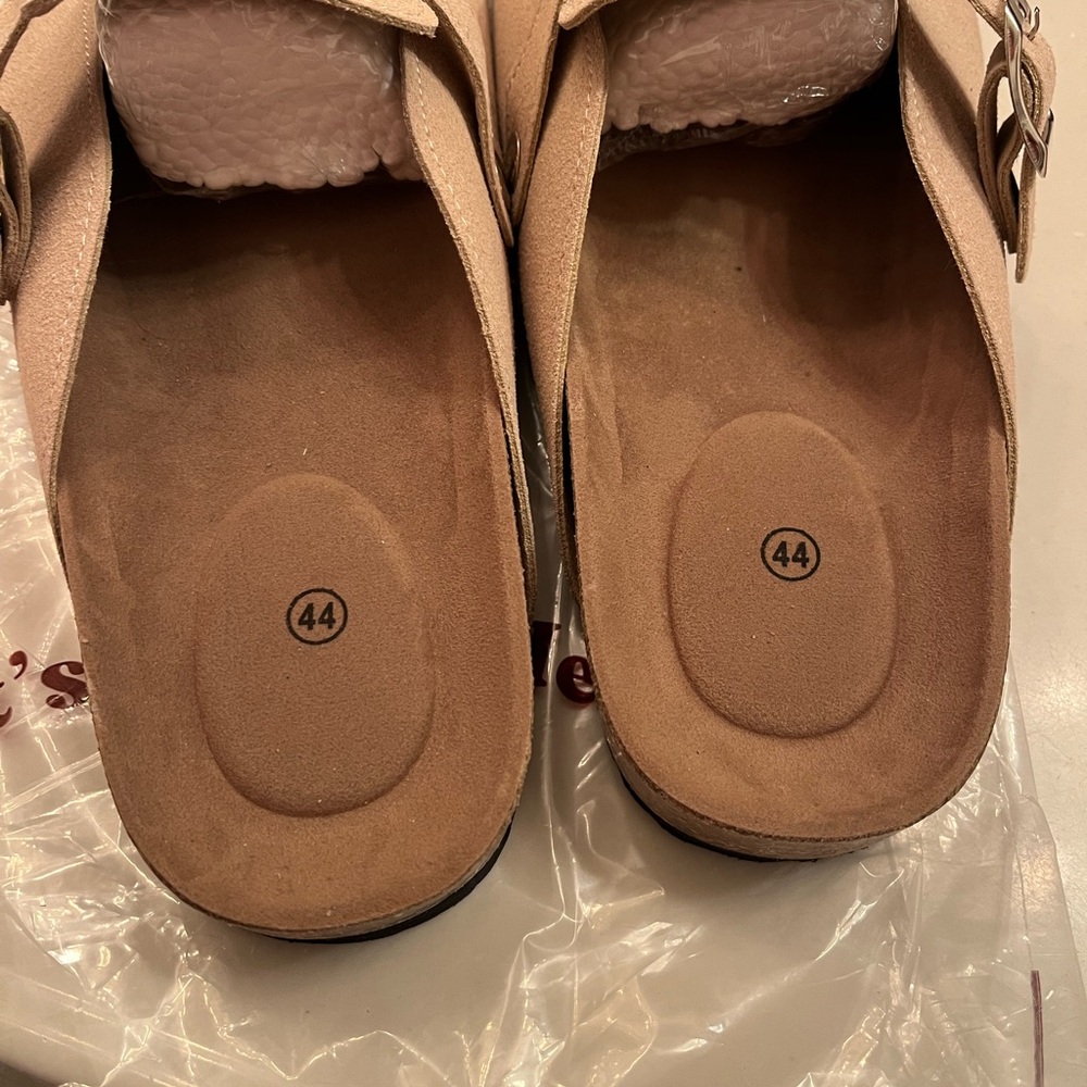 Beige Slip-On Cloggs - Picture 5 of 7